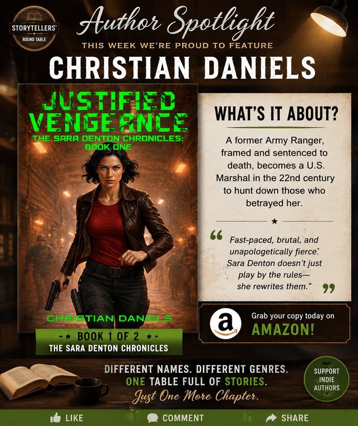 Author Spotlight: Christian Daniels — Justified Vengeance